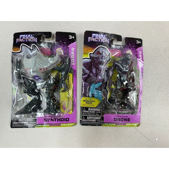 Final Faction Other - Final Faction Kharn Synthoid & Drone Series 1 Hive Class Action Figure NIP